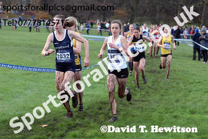 Senior Women and under-23 Womens 2017 British Athletics Liverpool Cross Challenge, Sefton Park, Liverpool. Photo:  David T. Hewitson/Sports for All Pics